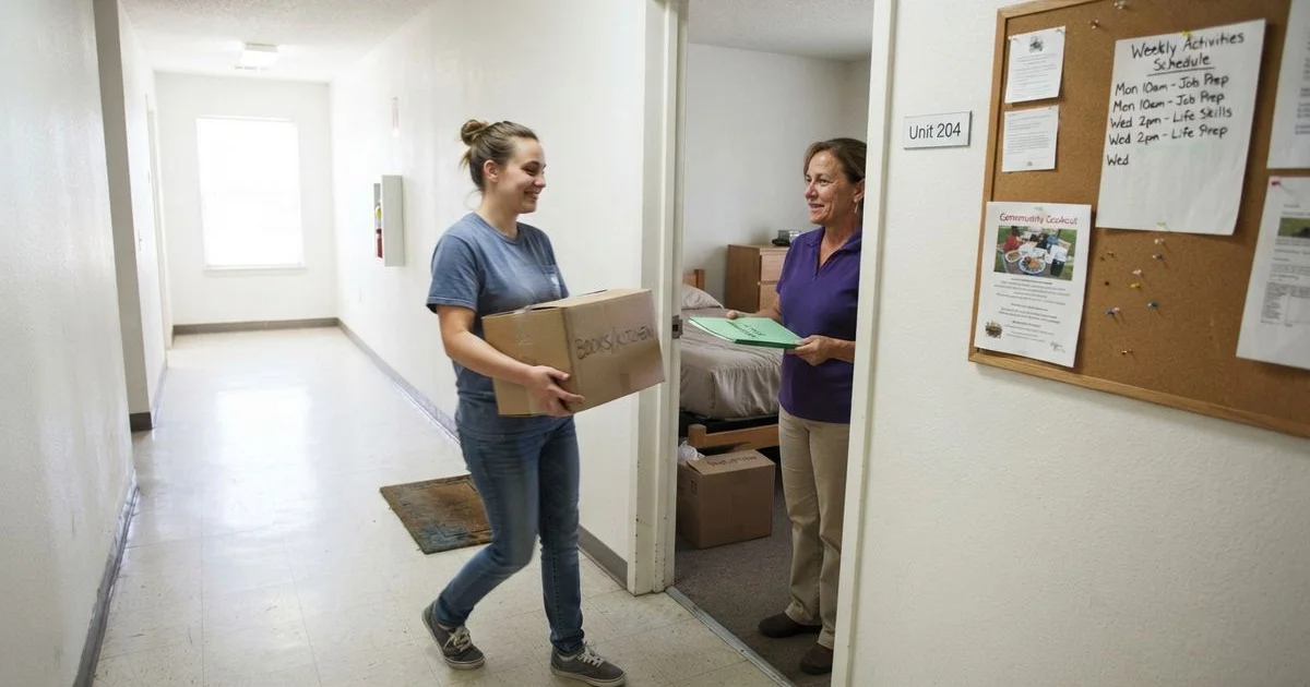 Moving into transitional housing: the first 30 days