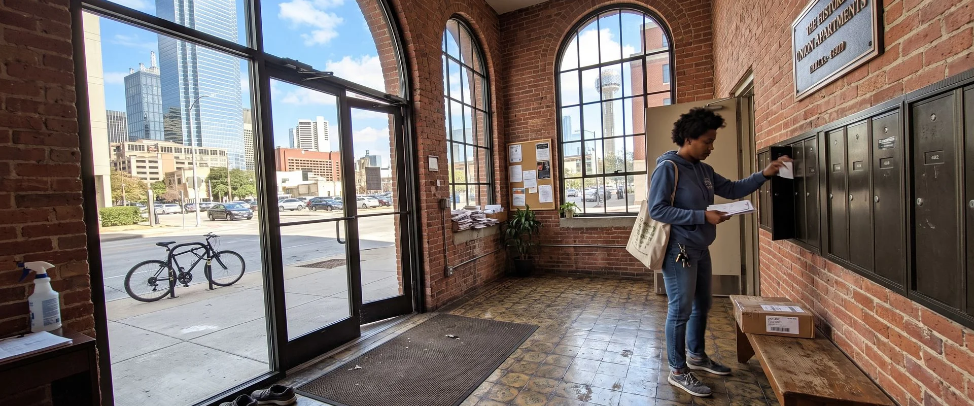low income housing program in Dallas Downtown Historic District, Texas