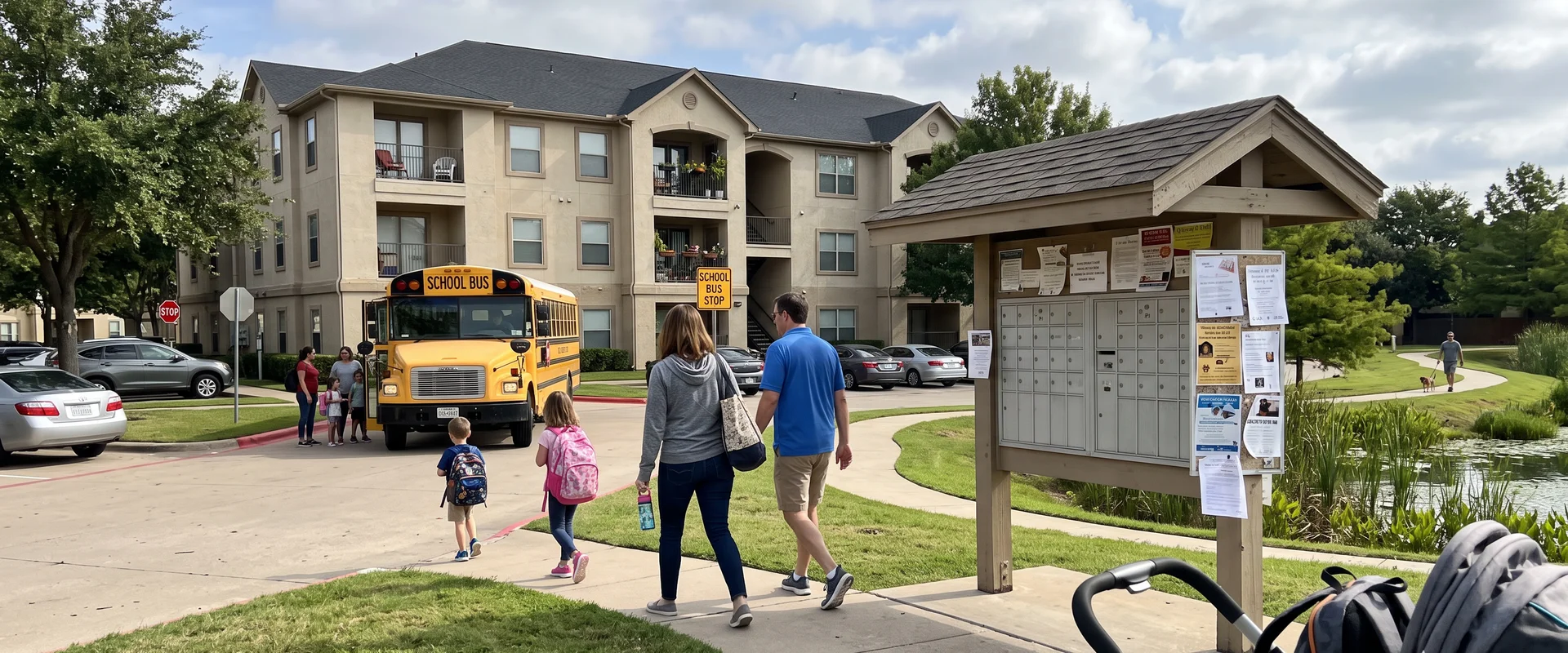 low income housing program in Far North Dallas, Texas
