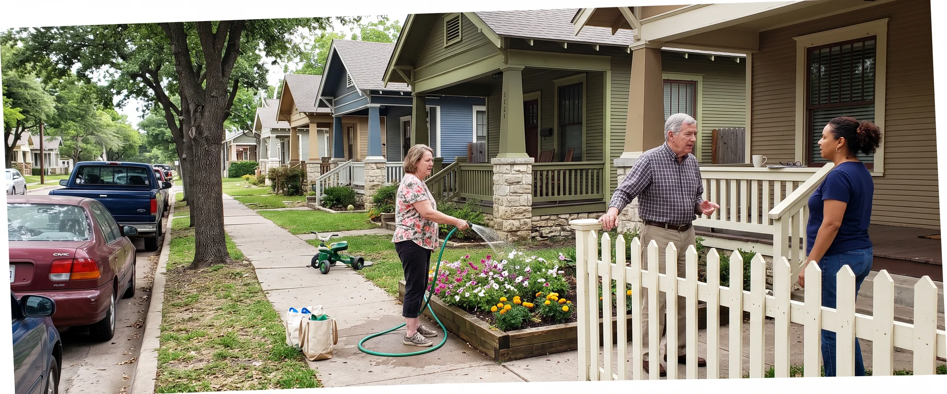 low income housing program in Old East Dallas, Texas