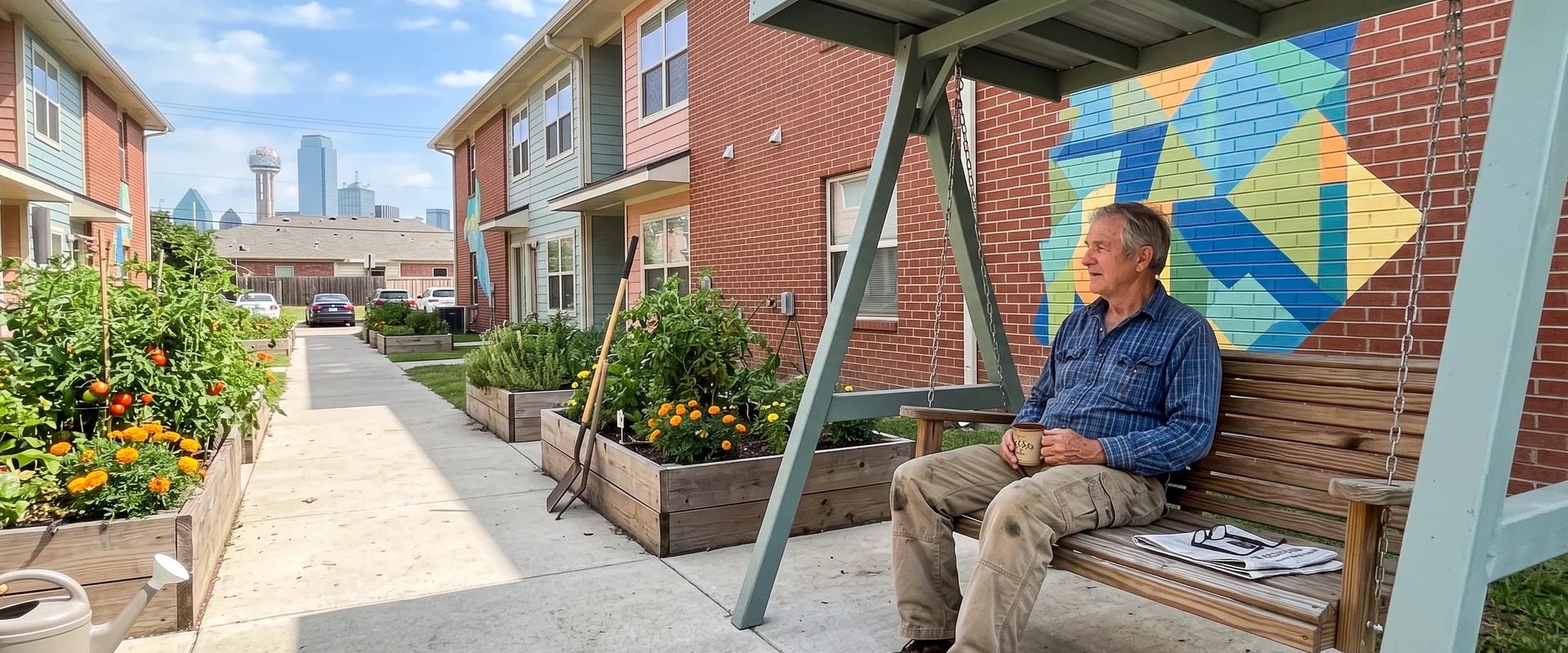 low income housing program in West Dallas, Texas
